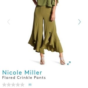 Nicole Miller Crinkle Pants
